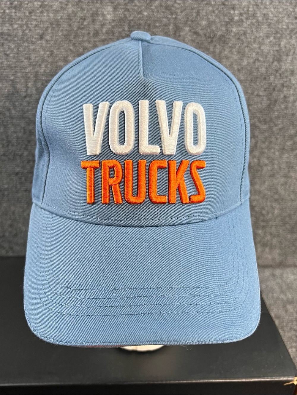 NEW! VOLVO TRUCKS Strapback Men's Hat/Cap Skyway Blue Embroidered Official Merch